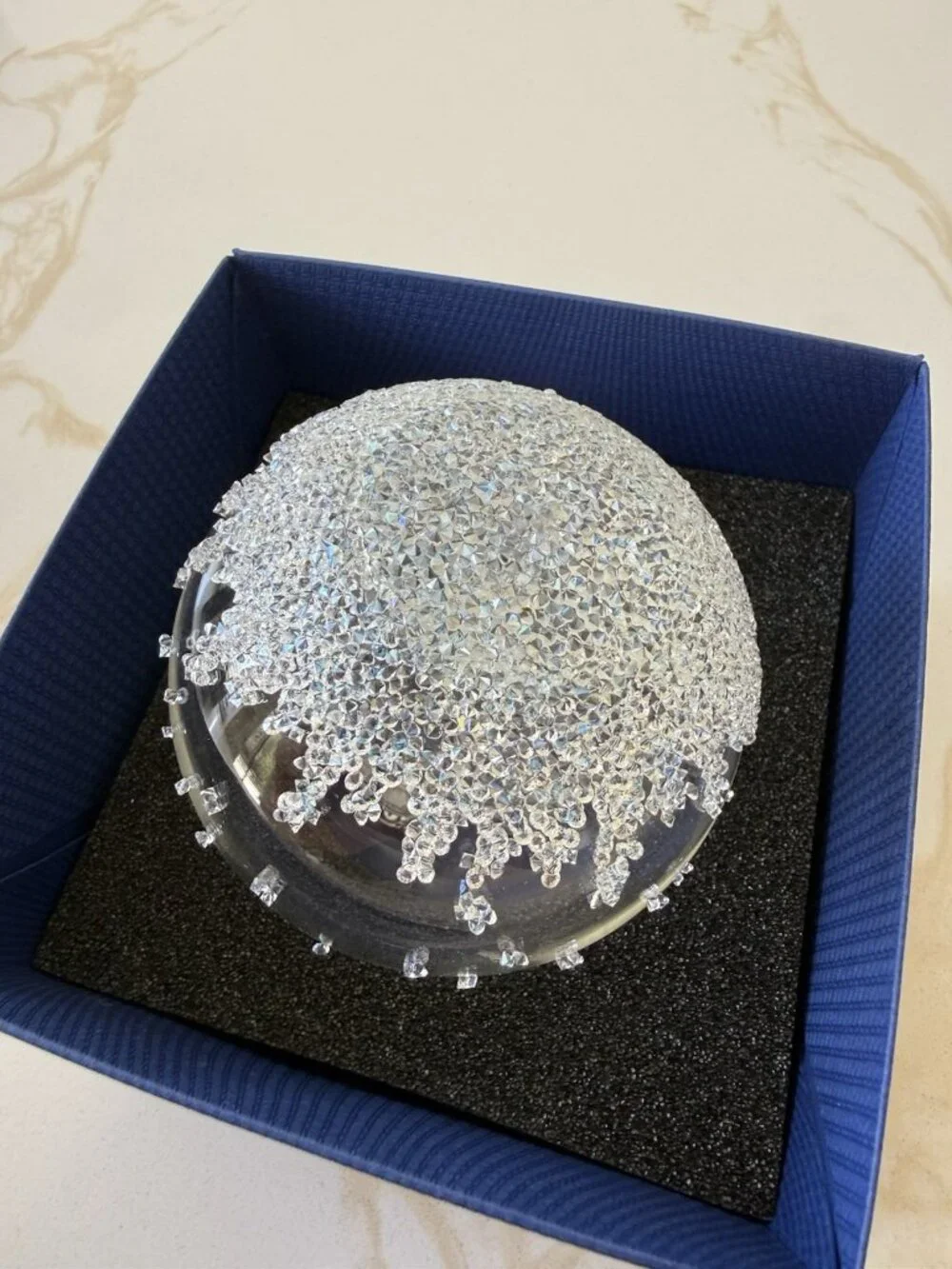 2014 Swarovski Christmas Ball Ornament Snowflake Crystal Brand New